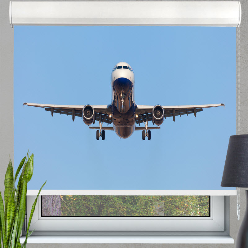 Kassettenrollo mit Motiv: Flugzeug