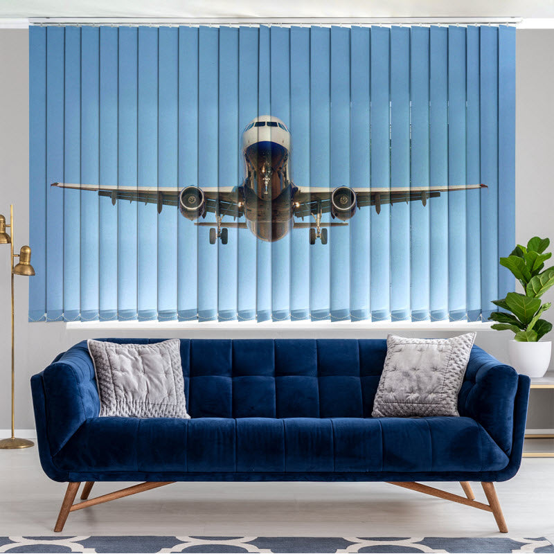Lamellenvorhang mit Motiv: Flugzeug