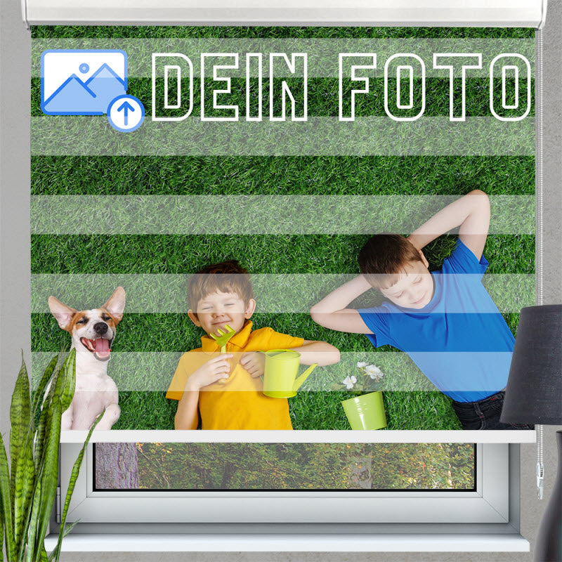 Doppelrollo mit Motiv