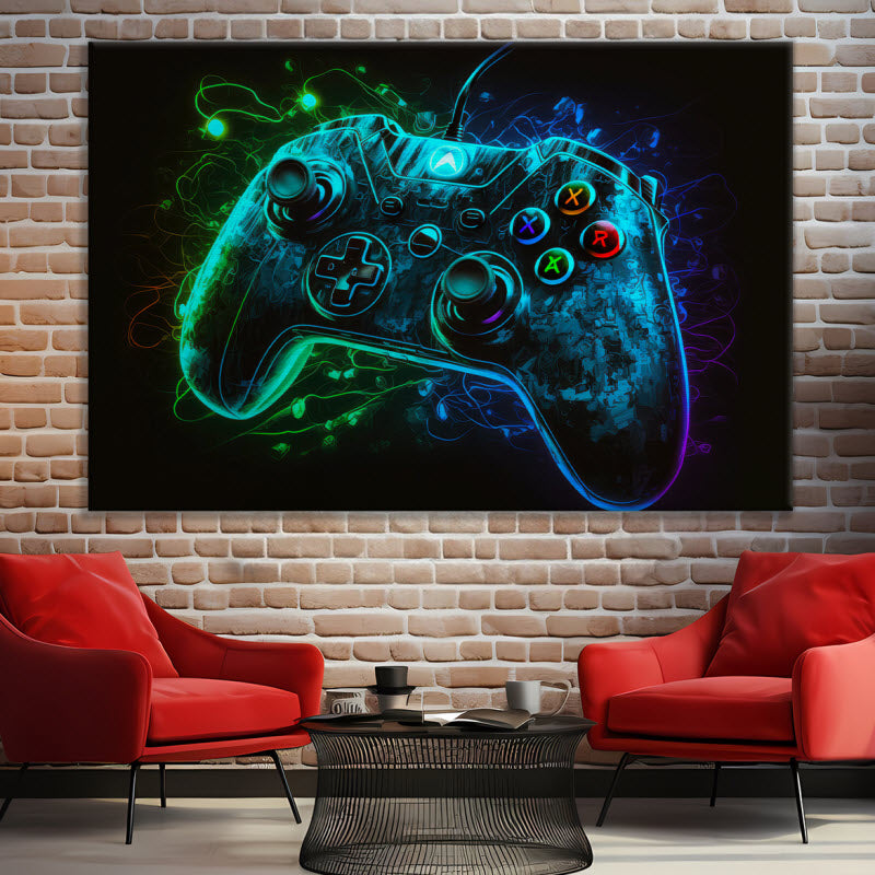 Leinwand mit Motiv: Controller