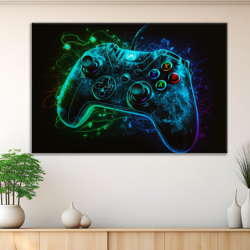 Leinwand mit Motiv: Controller
