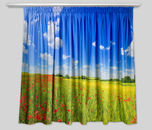 Fotovorhang mit Landschaft Motiv 200 cm