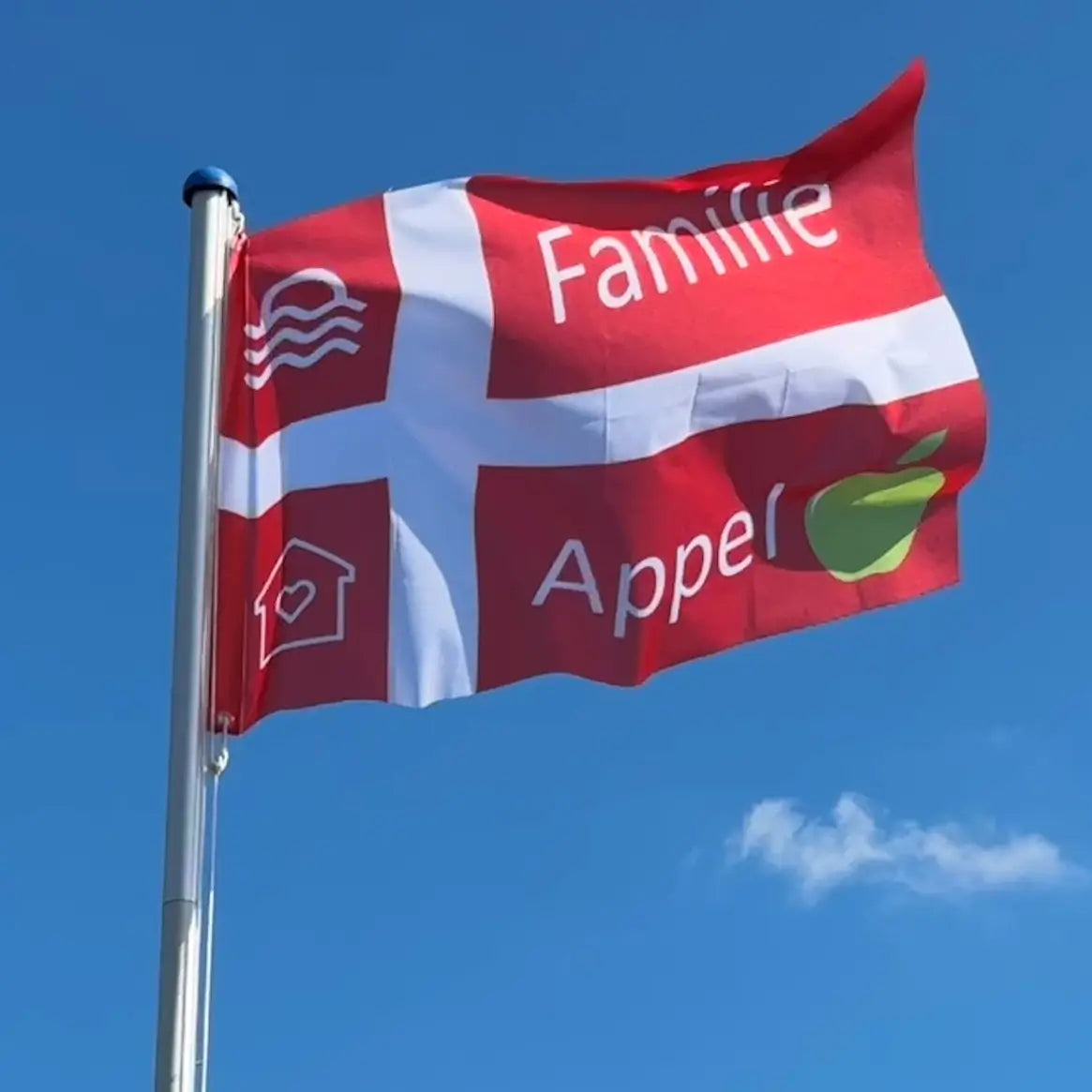 Kundenfoto: Hissfahne Familie Appel