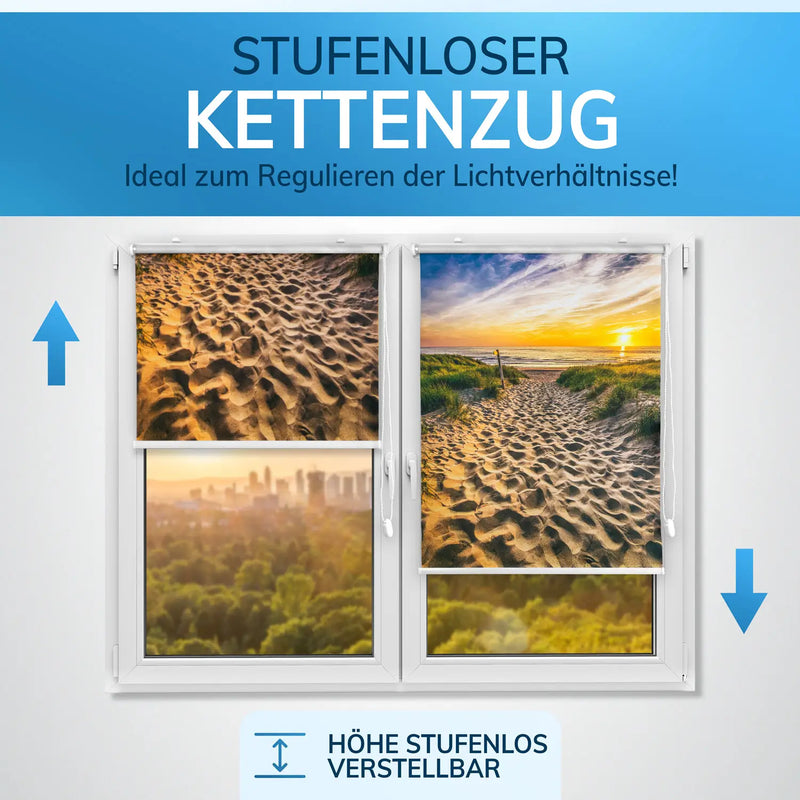Rollo Klemmfix: Höhe Stufenlos verstellbar