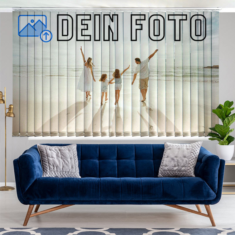 Lamellenvorhang mit Motiv