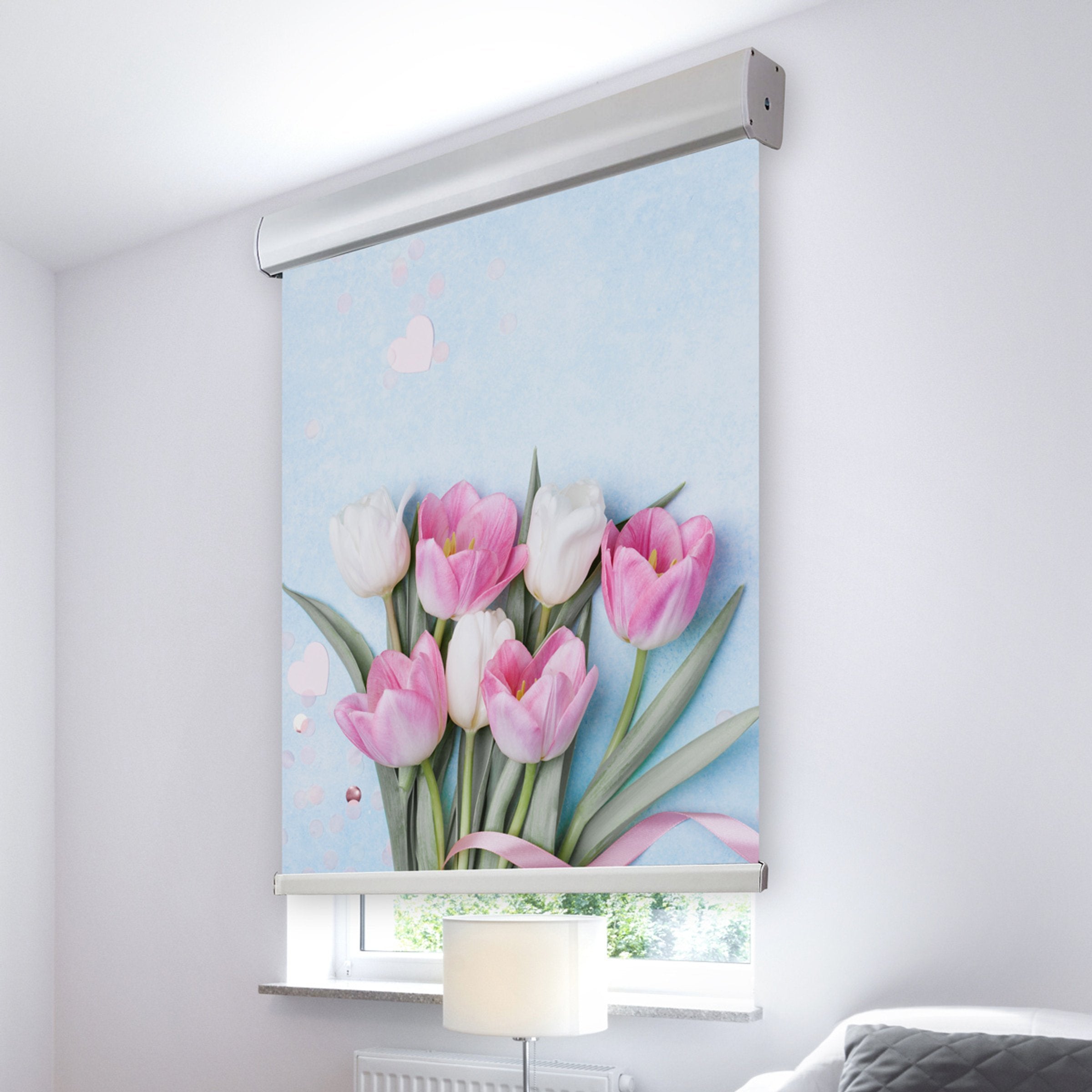 Stoffmuster Foto Kassettenrollo