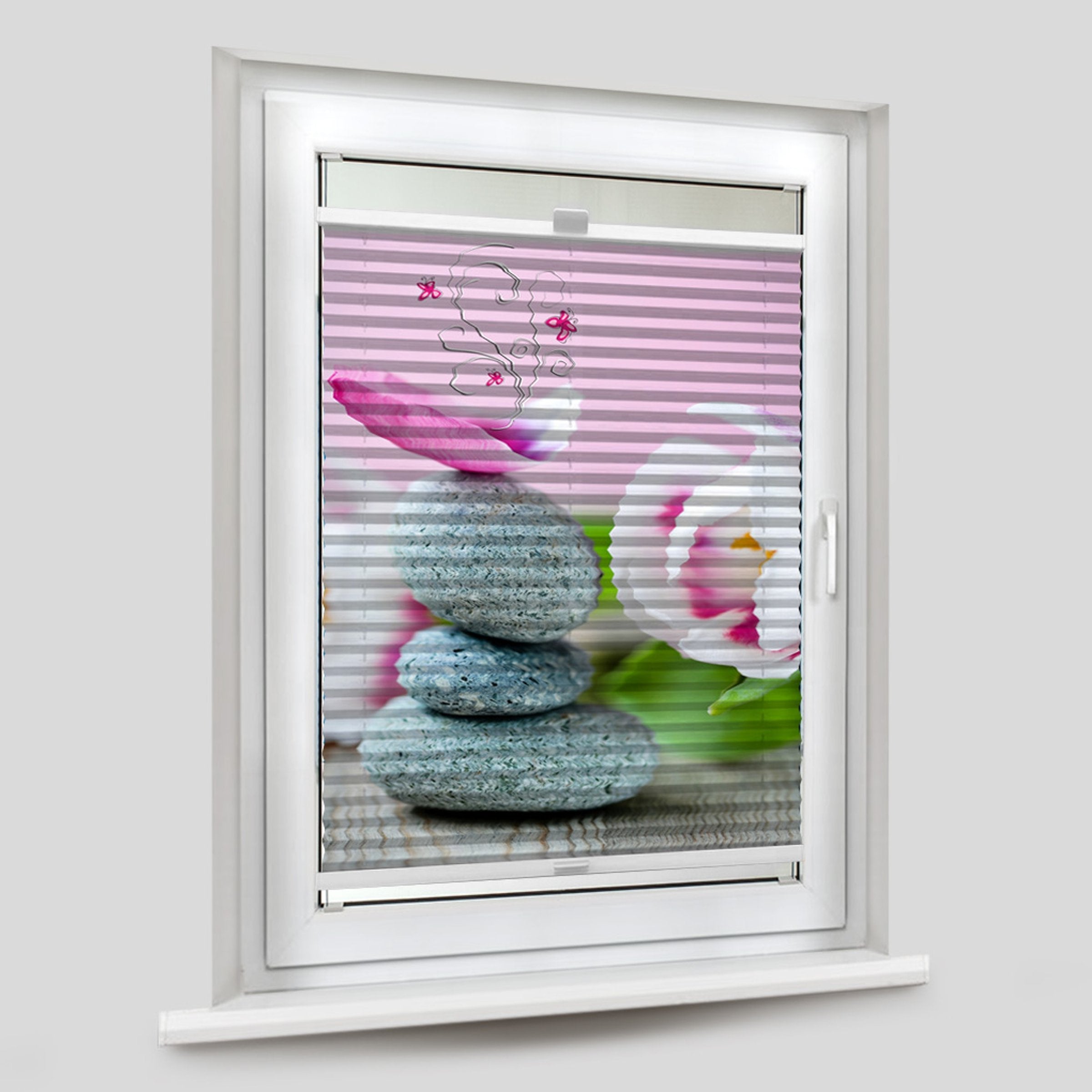 Stoffmuster Foto Wabenplissee