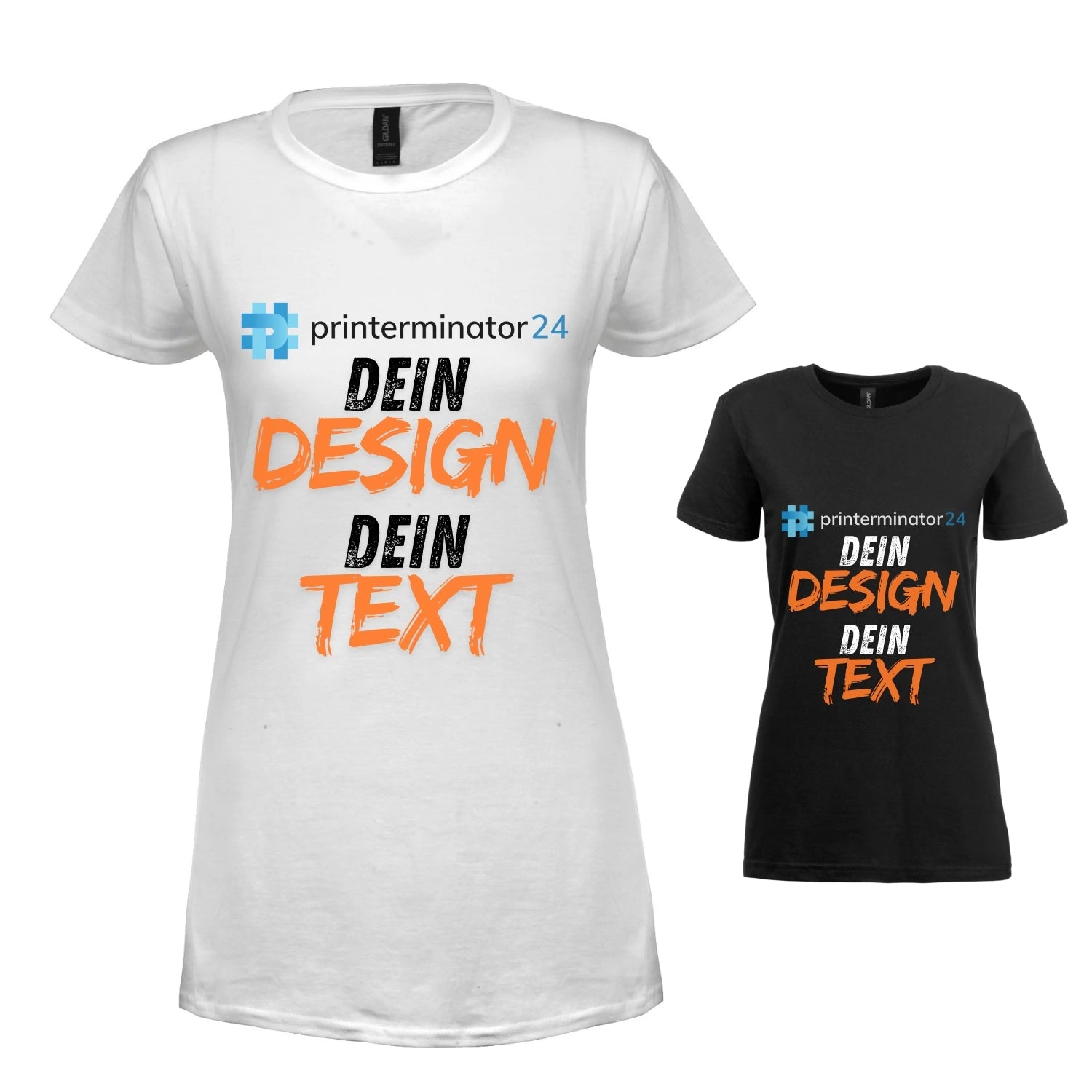 T-Shirt bedrucken lassen: Dein Design, Dein Text auf Damen T-Shirts