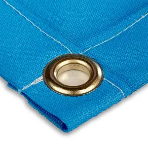 Vereinsflagge mit Metallösen zur flexiblen Befestigung