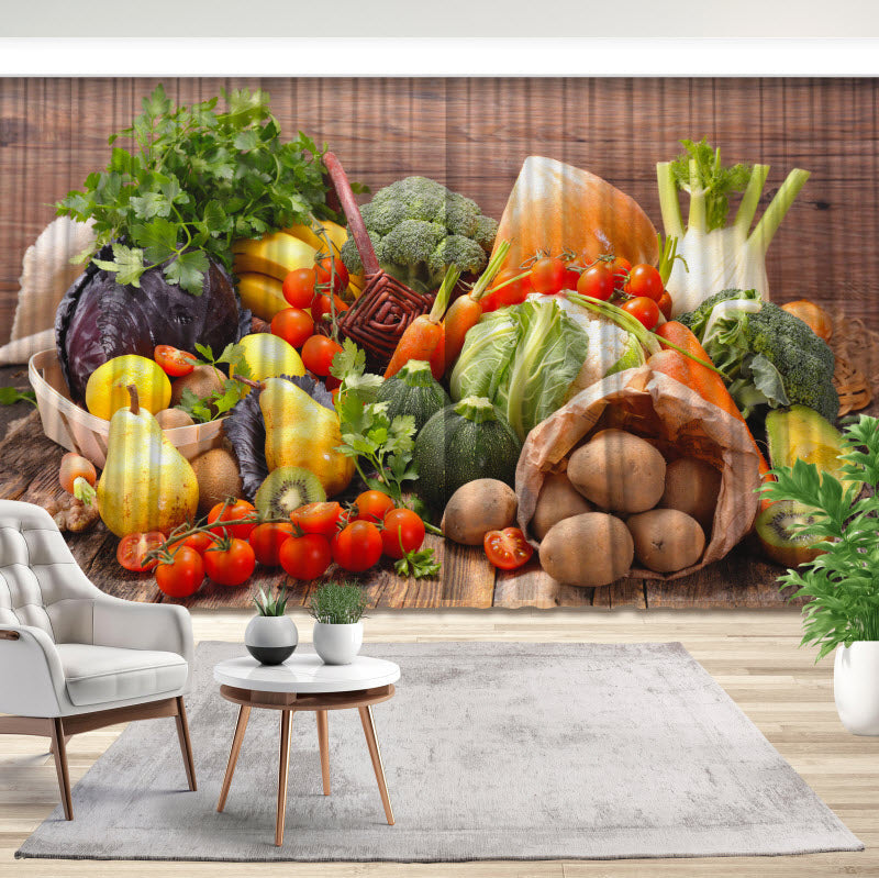 Fotovorhang: Obst und Gemüse