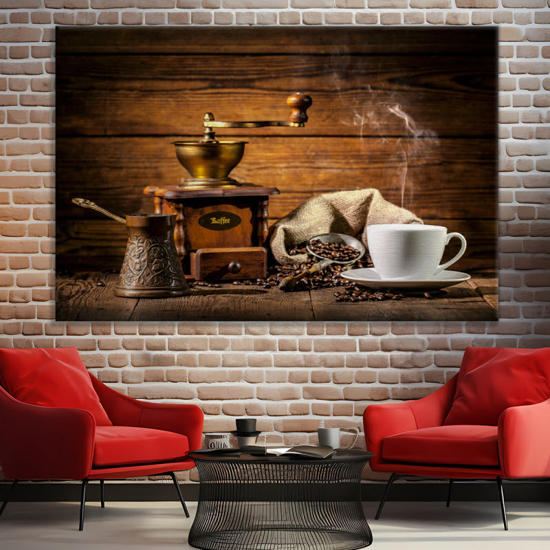 Leinwand mit Motiv: Kaffeemühle