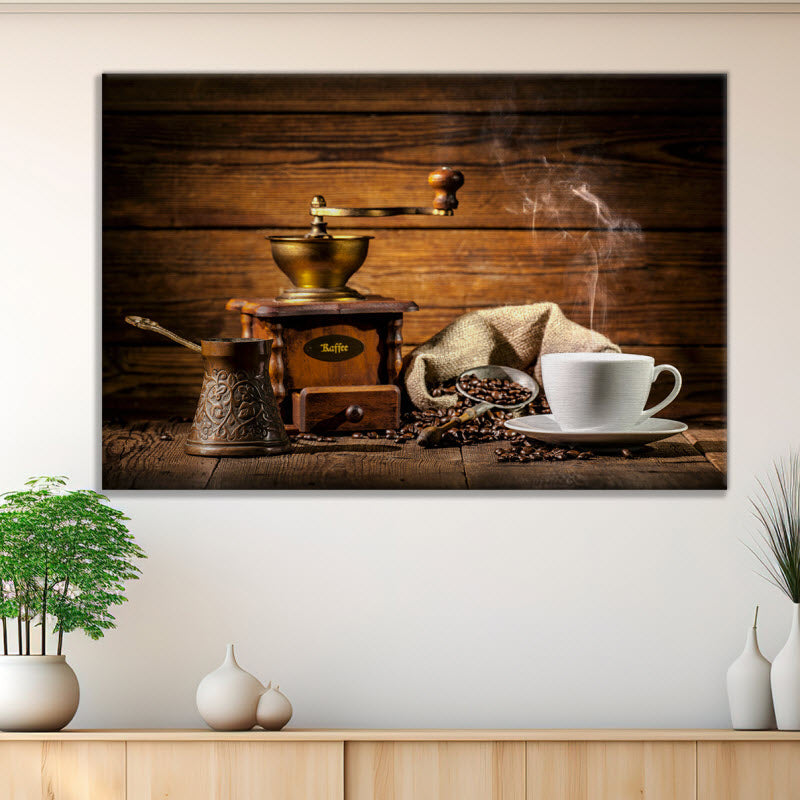 Leinwand mit Motiv: Kaffeemühle