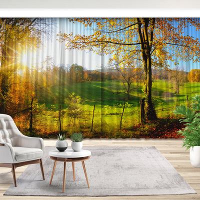 Fotovorhang: Landschaft im Herbst