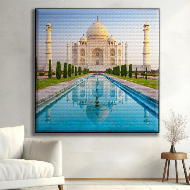 Akustikstoff mit Motiv: Taj Mahal