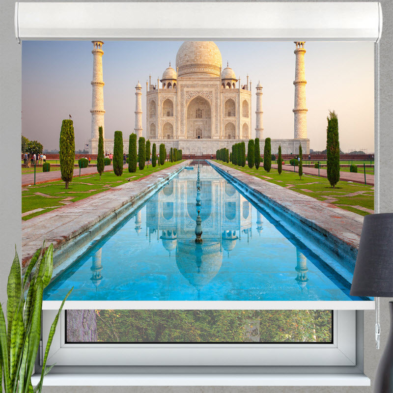 Kassettenrollo mit Motiv: Taj Mahal