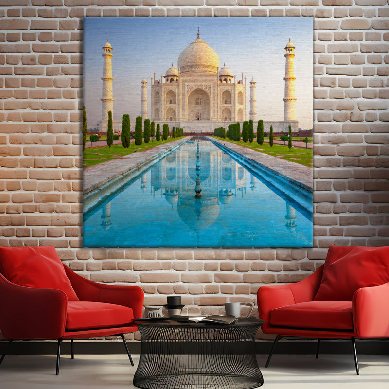 Leinwand mit Motiv: Taj Mahal