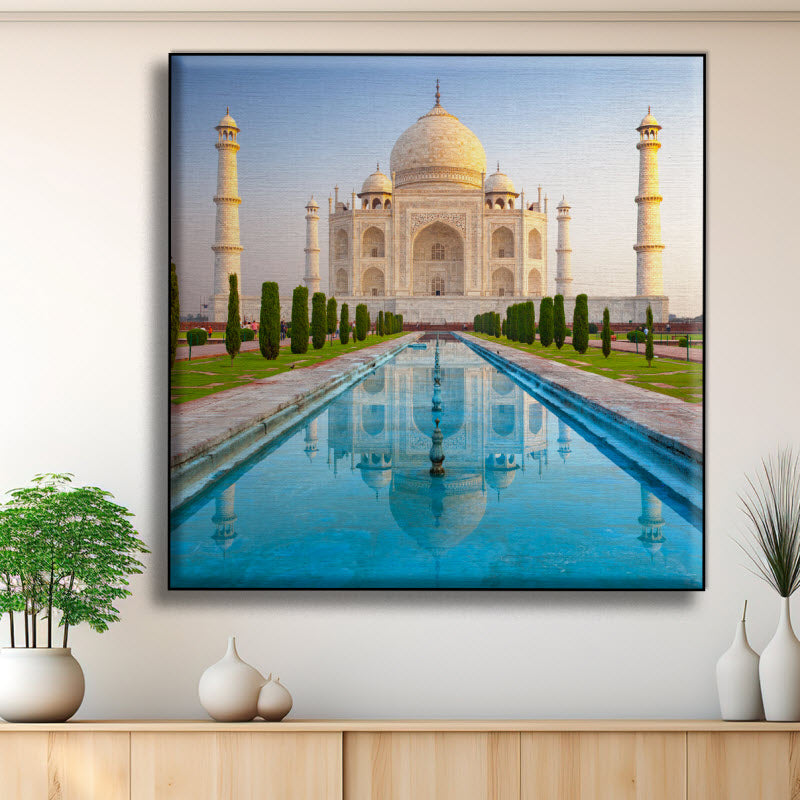 Textilspannrahmen mit Motiv: Taj Mahal