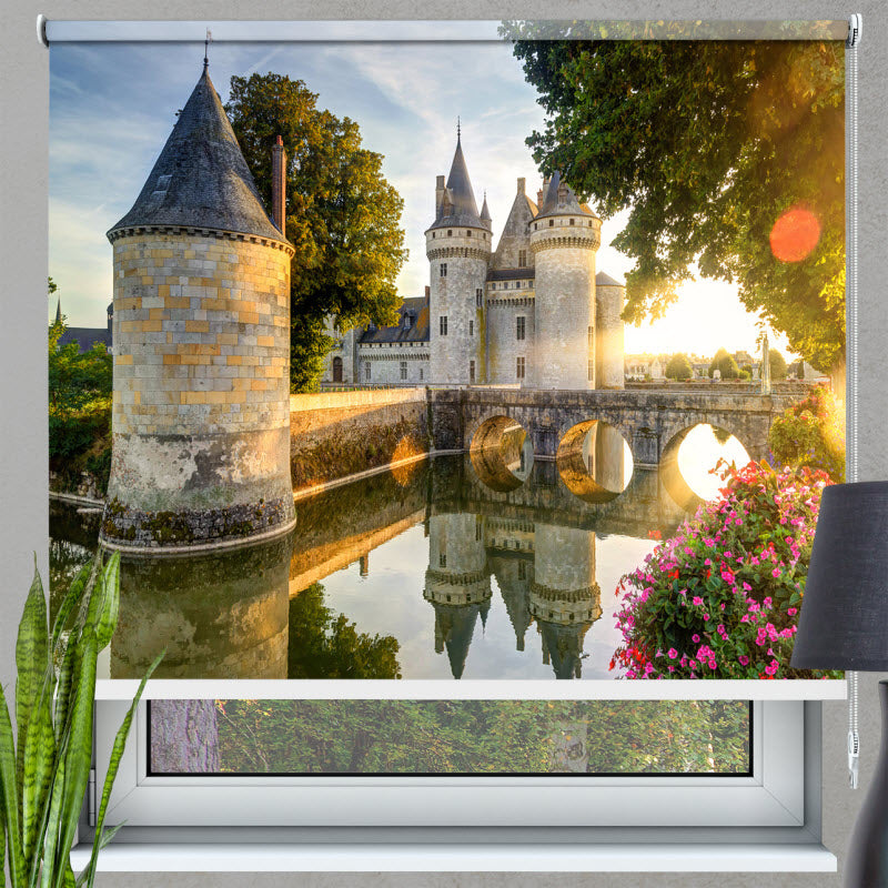 Rollo mit Motiv: Schloss Loire Tal