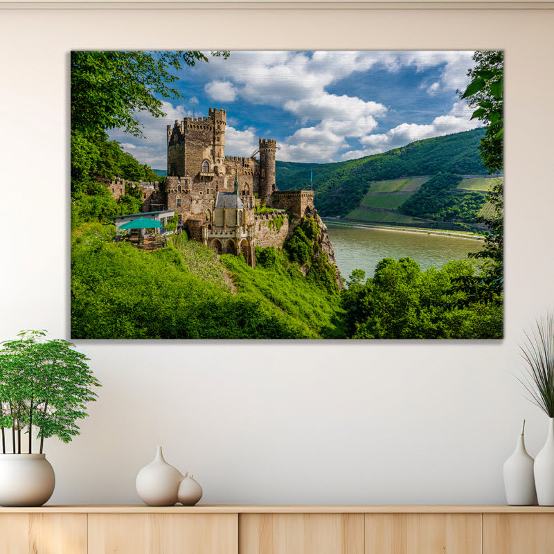 Leinwand mit Motiv: Burg Rheinstein