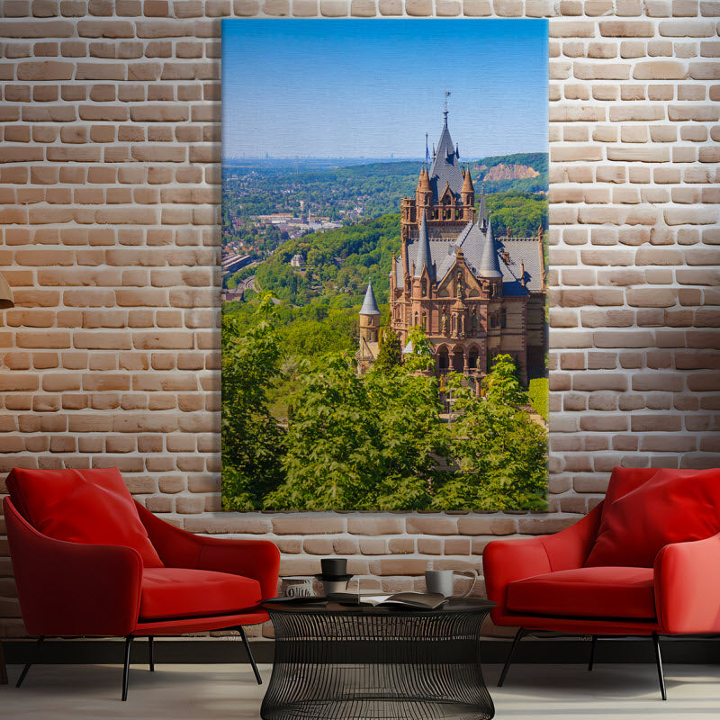 Leinwand mit Motiv: Schloss Drachenburg
