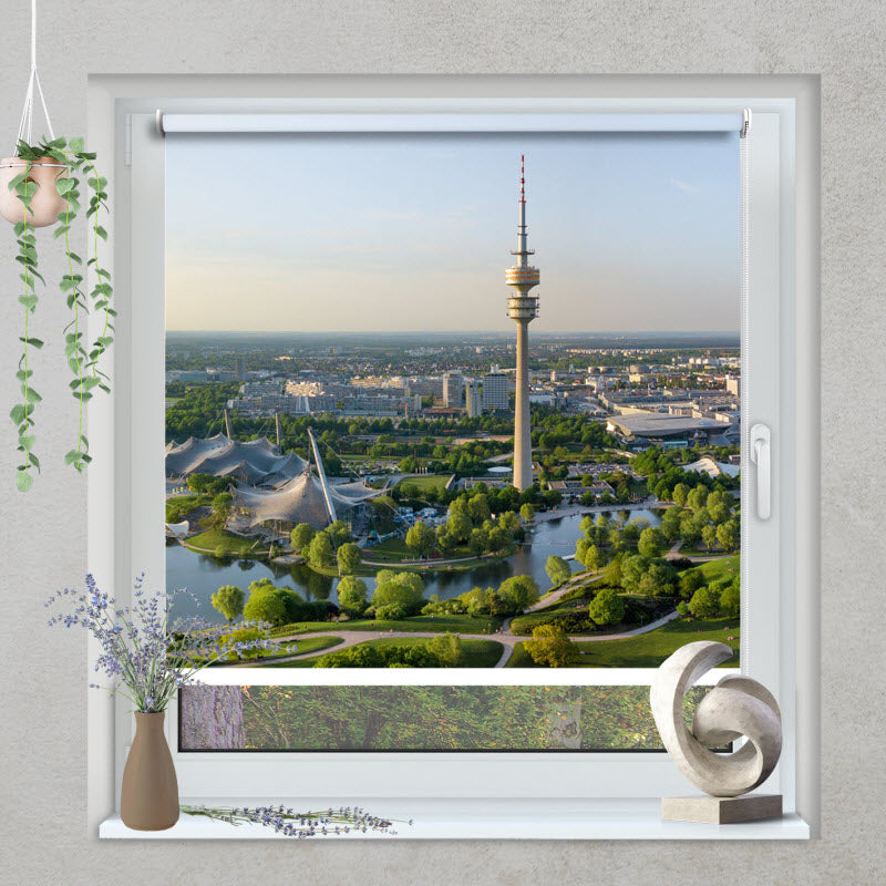 Klemmfix Rollo mit Motiv: Olympiapark