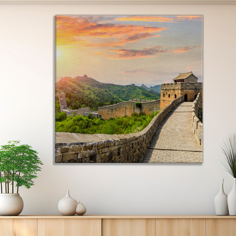 Leinwand mit Motiv: Jinshanling - Chinesiche Mauer