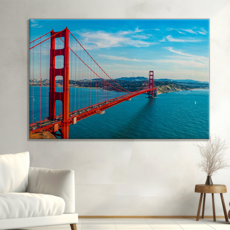 Leinwand mit Motiv: Golden Gate Brücke