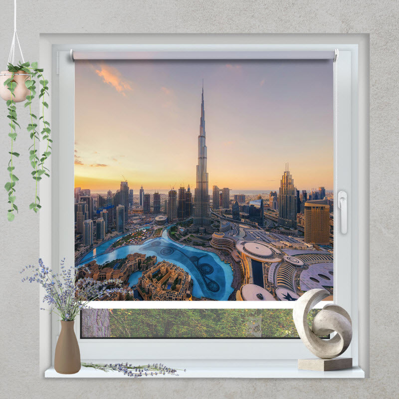 Klemmfix Rollo mit Motiv: Burj Khalifa - Dubai