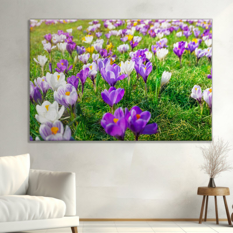 Leinwand mit Motiv: Frühlingsblumen