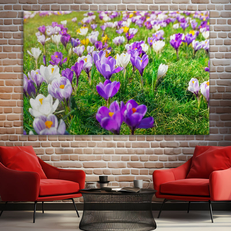 Leinwand mit Motiv: Frühlingsblumen