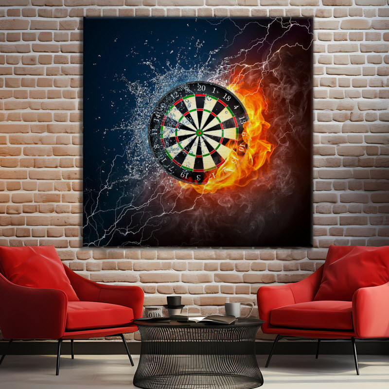 Leinwand mit Motiv: Dartscheibe