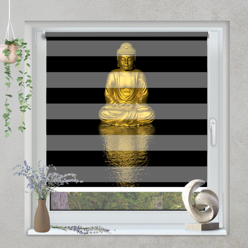 Klemmfix Doppelrollo mit Motiv: Buddha