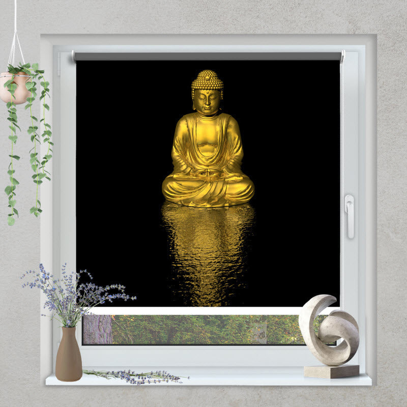 Klemmfix Rollo mit Motiv: Buddha