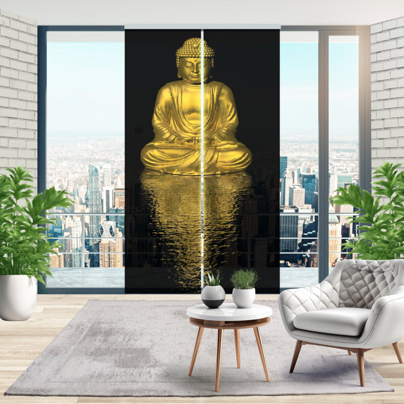 Schiebegardine mit Motiv: Buddha