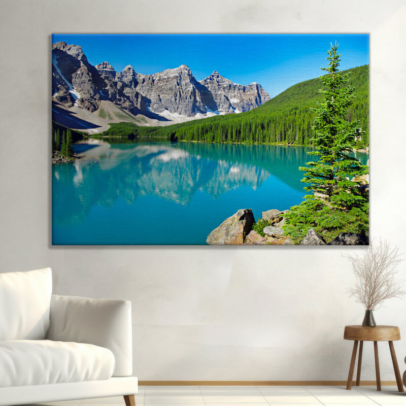 Leinwand mit Motiv: Fluss Louise in Kanada