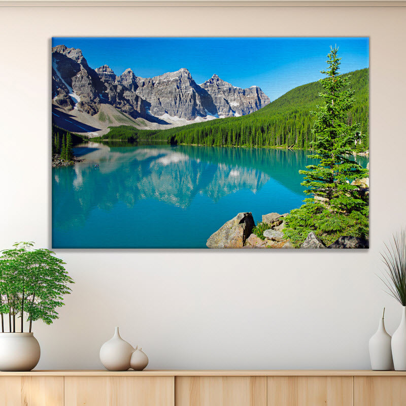 Leinwand mit Motiv: Fluss Louise in Kanada