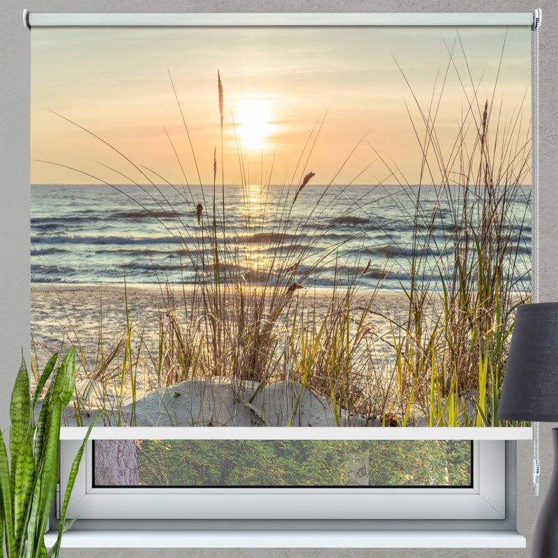 Rollo mit Motiv: Sonnenuntergang Ostsee