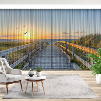 Fotovorhang: Sonnenuntergang in Sylt