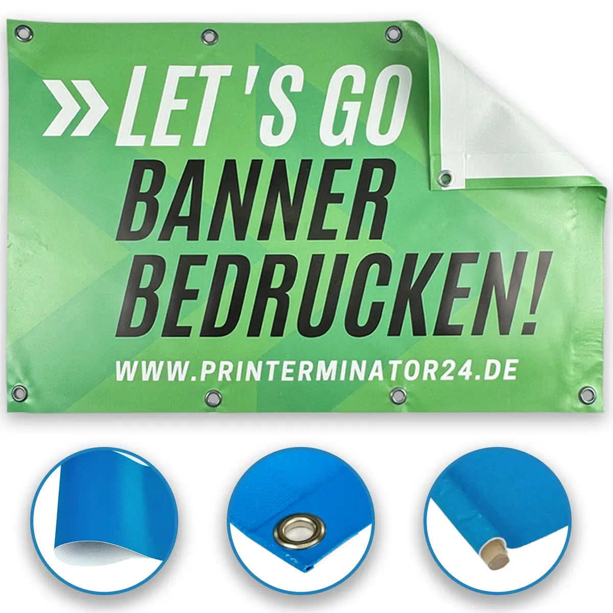 Banner drucken lassen nach Wunschmaß