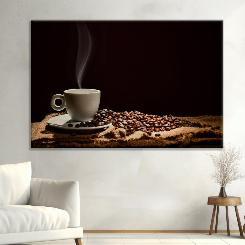 Leinwand mit Motiv: Kaffeetasse