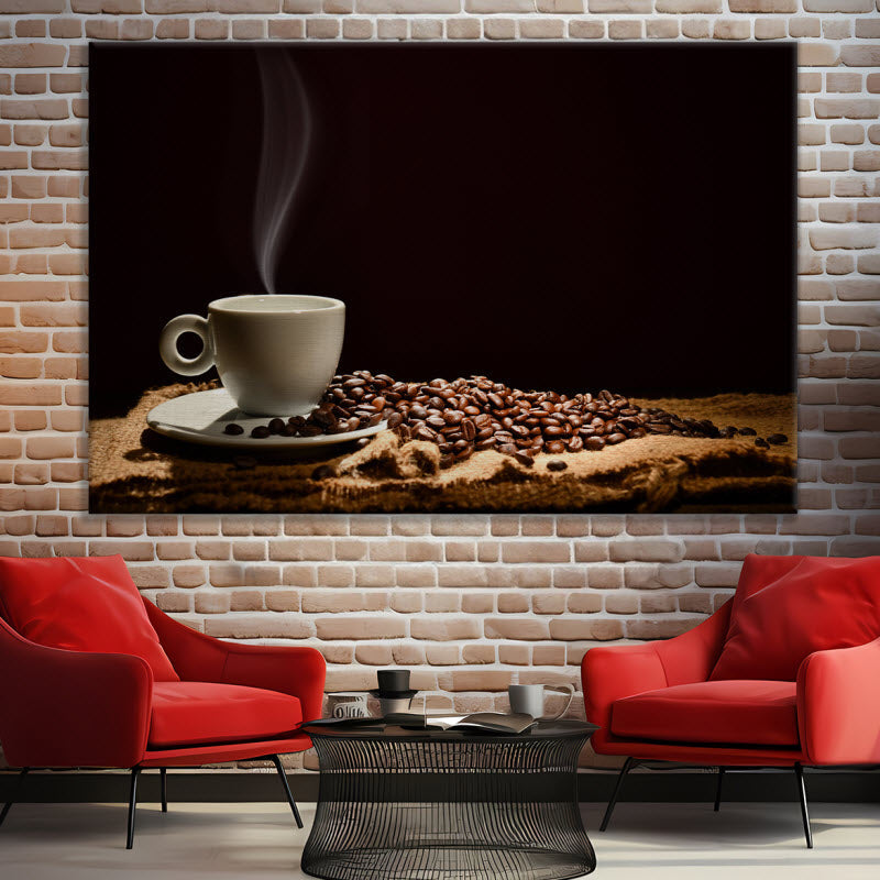 Leinwand mit Motiv: Kaffeetasse