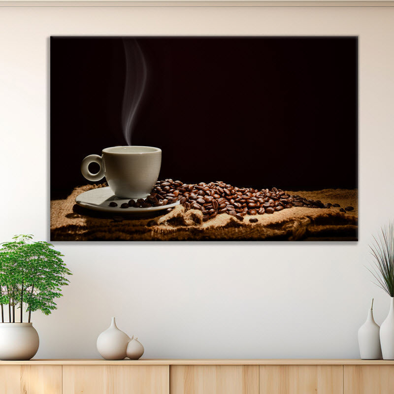 Leinwand mit Motiv: Kaffeetasse