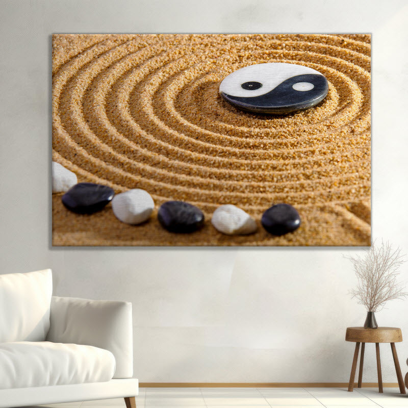 Leinwand mit Motiv: Yin Yang