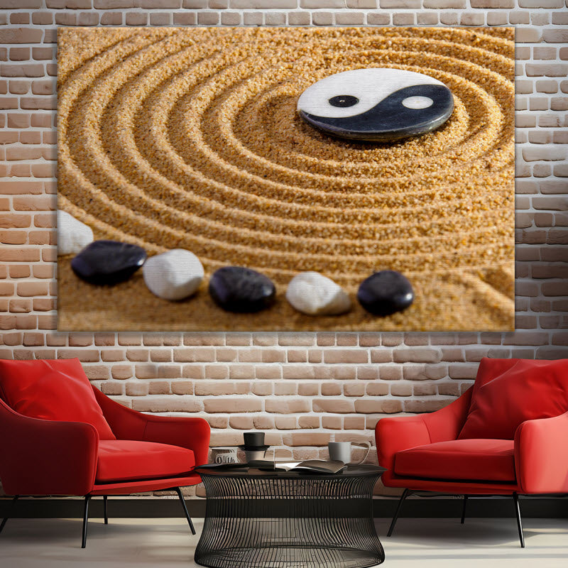 Leinwand mit Motiv: Yin Yang