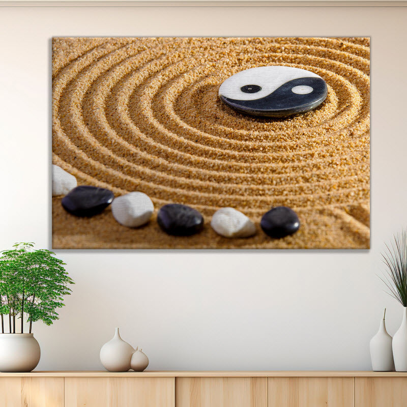 Leinwand mit Motiv: Yin Yang