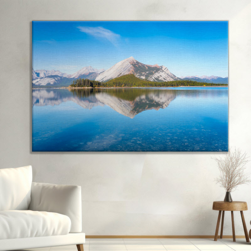 Leinwand mit Motiv: Bergsee