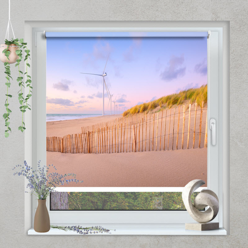 Klemmfix Rollo mit Motiv: Sylt Sand