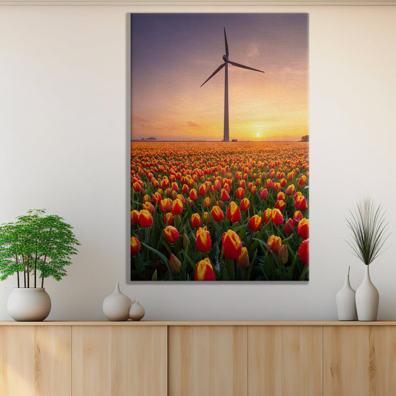 Leinwand mit Motiv: Tulpen