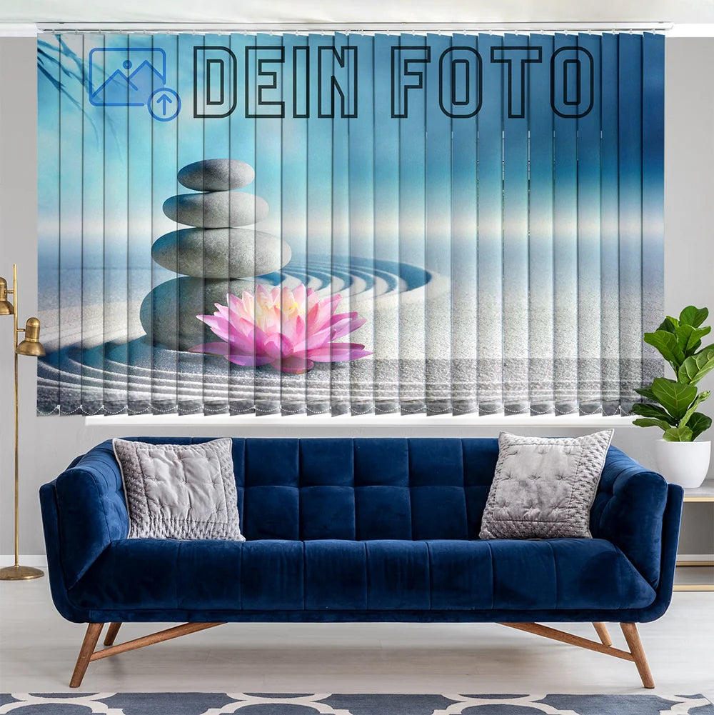 Lamellenvorhang mit Motiv