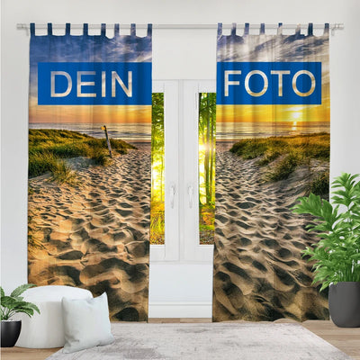 Vorhang mit eigenem Motiv